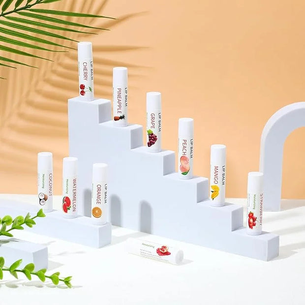 50 Pcs Fruit Flavors Lip Balm Supplies
