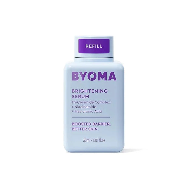 BYOMA Brightening Serum Refill - Barrier Repair Serum - Brightening & Hydrating Face Serum with Hyaluronic Acid, Niacinami...