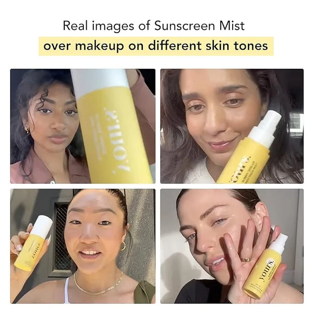 YOURS Invisible Sunscreen Sunny Side Up SPF 30 | Broad-spectrum | Apply Over Makeup | For All Skin Types | Lightweight Ant...