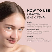 Epielle Firming Eye Cream | Anti-Aging Serum for Sagging Skin and Wrinkles | Cooling Applicator for Refreshing Application...