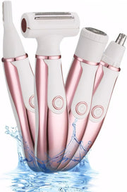4 in 1 Electric Razors for Women, Portable Shaver for Women, Rechargeable Trimmer for Face Arm Body Legs Underarm Bikini -...