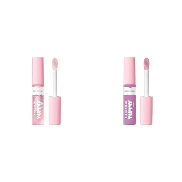 COVERGIRL Clean Fresh Yummy Gloss Lip Gloss Bundle - Let's Get Fizzical & Laugh-vender - Product Image