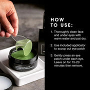 Pacinos Under Eye Gel Patches - Eliminates Puffiness, Smoothes Wrinkles, Brightens Under Eye Darkness, Firms & Tightens Sk...