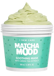 I DEW CARE Wash-Off Mask - Matcha Mood | Korean Facial Soothing Green Tea Skincare for Dry and Sensitized Skin, Korean Fac...