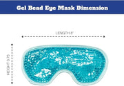 USA Merchant - Cold & Hot Eye Mask Gel Bead Mask for Dry Eyes, Dark Circles, Stress Relief, Migraines, Eye Ice Pack, Reusa...