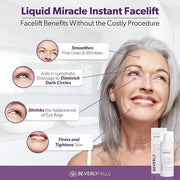 Beverly Hills Instant Facelift Anti Aging Eye Serum Treatment & Mens Instant Facelift Bundle with Discount - For Dark Circ...
