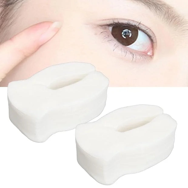 Eye Compressed Paper Sheet, U Shape Cotton Disposable Under Eye Sheet 200pcs, Eye Compressed Sheet, Soft for SPA - Product...