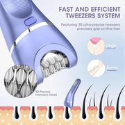 Electric Shavers for Women, 7 in 1 Hair Removal Kit with Epilator Bikini Trimmer Face Razor Body Brush Face Massager Foot ...