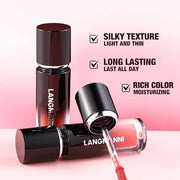 LANGMANNI Lip Oil Tint | Hydrating & Long-Lasting Lip Stain | Moisturizing And High Gloss Makeup,Non-Sticky Lip Stain For ...