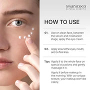 Pregnancy Safe Fermentation Peptine Eye Care Cream Under Eye Cream with 8 Peptides and Niacinamide, Anti Aging Eye Cream f...