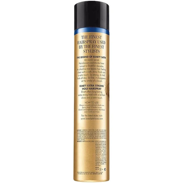 L'Oreal Paris Elnett Satin Extra Strong Hold Hairspray 11 Ounce (1 Count) (Packaging May Vary) - Product Image
