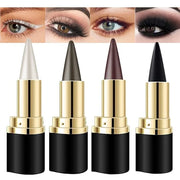 Kaely 4Pcs Black Brown Silver Gray Gel Eyeliner Pencil, Waterline Eyeliner for Older Women 60 Plus, Crayon Eye Liner Water...