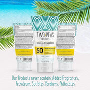 All Natural Organic SPF 50 Sunscreen Lotion - Coral Reef Safe - Baby, Kid & Family Friendly - Chemical Free Mineral Based ...