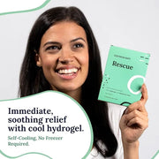 Rescue: Hydrogel Self Cooling Compress | Cold Eye Masks for Puffy Eyes | Self Cooling Eye Compress for Fast Relief | Trave...