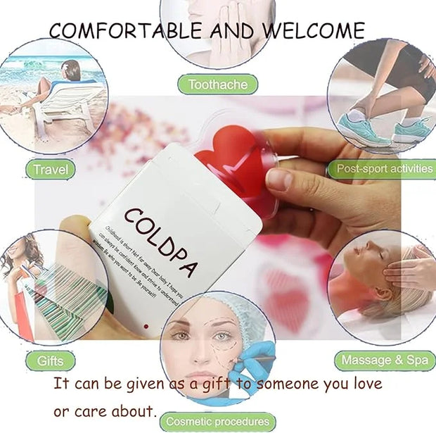 Eye Ice Pack, Gel Eye Ice Pack, Reusable Cold Compress for Migraine, Flexible Cooling Gel Pads for Eyes, Headaches and Pos...