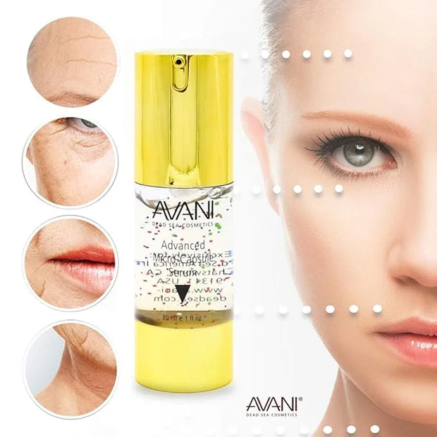 Timeless by AVANI Face & Eye Micro Capsule Serum, Blend of Dead Sea Minerals, Plant Extracts, and Vitamin A, C & E ,Active...