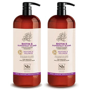 Soapbox Biotin & Superfruit Shampoo & Conditioner Set with Vegan Collagen, Aloe and Shea Butter, Harsh Sulfate Free, Parab...