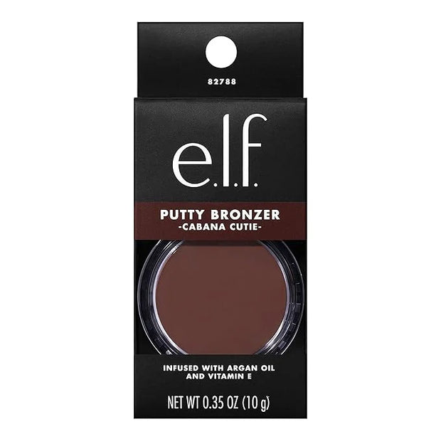 e.l.f. Putty Bronzer, Creamy & Highly Pigmented Formula, Creates a Long-Lasting Bronzed Glow, Infused with Argan Oil & Vit...