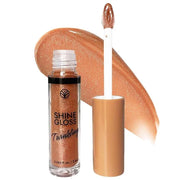Brown Lip Gloss Women Girls Plumping Lip Gloss Glitter Tinted Lip gloss Oil Plumper Hydrating Long Lasting Moisturizing No...