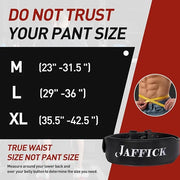 Jaffick Weight lifting Belt for 7MM Leather Pro 4 Inch - Product Image