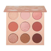 ColourPop By The Rosé Eyeshadow Palette - Pink & Red Neutral Palette with Metallic and Cream Matte Finishes - High-Pigment...