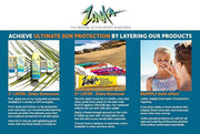 Zinka Sunny Days Family Pack - SPF 30/50 - UVA & UVB Sunscreen Protection for Face, Body, Lips - Water Resistant, Oil Free...
