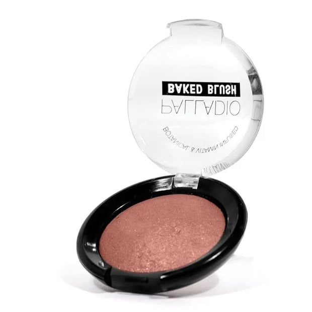 Palladio Baked Blush, Highly Pigmented Shimmery Formula, Easy to Blend & Highly Buildable, Apply Dry for a Natural Glow or...
