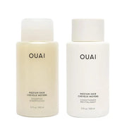 OUAI Medium Shampoo and Conditioner Set - Sulfate Free Shampoo and Conditioner for Medium Hair - Made with Keratin, Shea B...