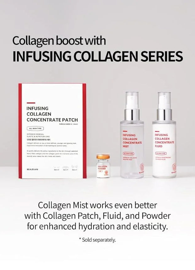 Infusing collagen mist (1.69 fl. oz), facial mist, collagen intensive care, anti-wrinkle, daily skincare, skin tightening,...