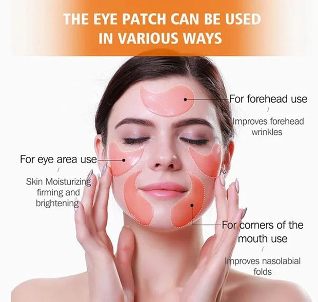 Under Eye Patches - 5 in 1 Under Eye Mask Hyaluronic Acid & Collagen,Under Eye Face Mask,Dark Circles and Puffy Eyes, Unde...