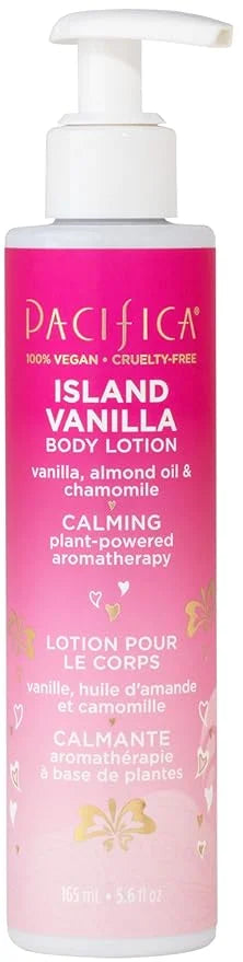 Pacifica Body Lotion - Island Vanilla Body Moisturizer - Plant Powered Aromatherapy - Tropical Vanilla Coconut Scent -w/Vi...