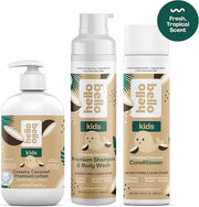 Hello Bello Kid's Conditioner - Hypoallergenic, pH-Balanced & Dermatologist-Tested - Thoughtful Ingredients - Coconut, 10 ...