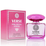 Verse Pink Crystal Intense for Women 3.4 fl Oz - Fruity & Floral Scents of Raspberry, Peony, Magnolia & Lotus Flowers - Ba...
