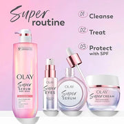 Olay Super Eye Serum - Vitamin C, Caffeine, Niacinamide, Amino Peptide, Aloe Vera - Brightens Dark Circles, Anti-Wrinkle, ...