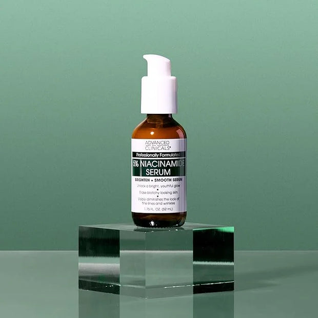 Advanced Clinicals Niacinamide Serum | 5% Niacinamide Serum For Face With Hyaluronic Acid, Ferulic Acid, Aloe Vera, & Frui...