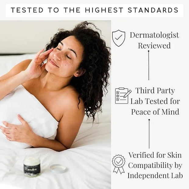 100% Grass Fed Beef Tallow for Skin Care - Face + Body - Whipped Moisturizer - Natural Lotion, 4 FL. oz. (Vanilla Lavender...