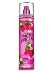 Bath and Body Works - Strawberry Pound Cake - Daily Trio - Shower Gel, Fine Fragrance Mist & Super Smooth Body Lotion- New...
