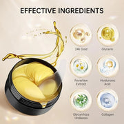 PITHER Under Eye Patches for Dark Circles, Eye Masks for Puffy Eyes Wrinkles Under Eye Bags Firmness 30 Pairs Skin Treatme...