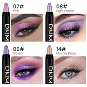 Kaely 4Pcs Cream Eyeshadow Stick Set for Eyes,Pink Light Purple Vioiet Mocha Beige,Eye Brightener Shimmer Makeup Pen,Water...