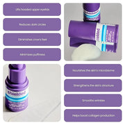 Beauty Night Life Eye Serum Live Probiotic + Hyaluronic Acid Hydrating Skin-Nourishing Overnight Serum Treatment for Dry S...