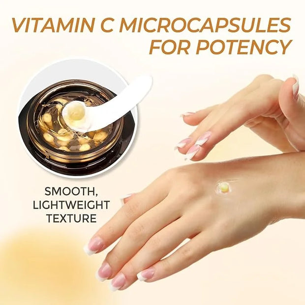 Deep Vitamin C Golden Capsule Hydrating Face Moisturizer, Antioxidant Protection, Lightweight Daily Skincare - Product Image