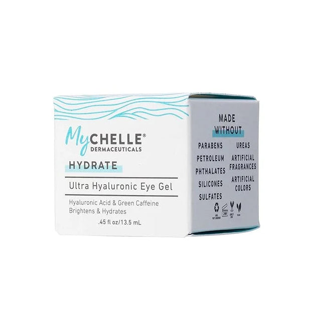 MyChelle Dermaceuticals Ultra Hyaluronic Eye Gel (0.45 Fl Oz) - Rich Hydration for Dry Skin with Vegan Hyaluronic Acid, He...