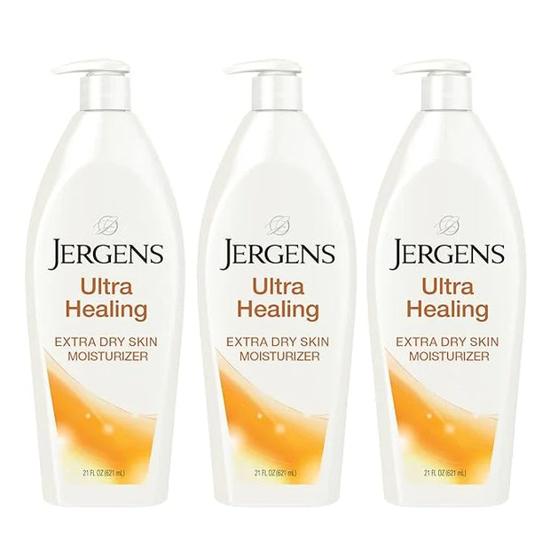 Jergens Ultra Healing Dry Skin Lotion, Hand and Body Moisturizer for Quick Absorption into Extra Dry Skin with Hydralucenc...
