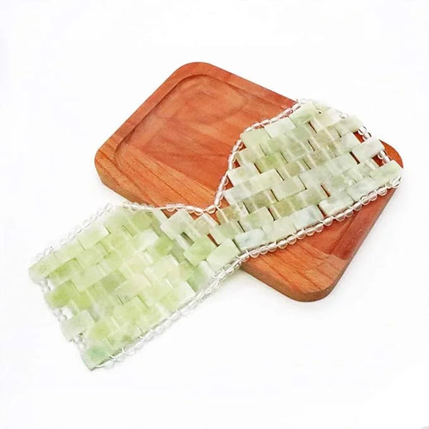 AITELEI Natural Jade Eye Mask Anti-Aging Facial Sleeping Eye Mask Hot or Cold Therapy Blindfold for Puffy Eyes, eye masks ...
