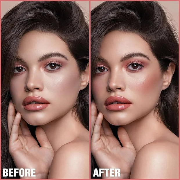 FOCALLURE Cream Blush Makeup,Buildable Blush Stick for Cheeks,Matte and Dewy Finish,Long Wearing,Easy Application,Lightwei...