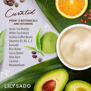 LILY SADO TEA+C™ Coffee & Matcha Caffeine EYE CREAM - Anti-aging Vegan Natural Eye Repair Moisturizer Lotion w Arabica Cof...