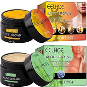 2pcs Shine Brown Tanning Gel & Aloe Vera Gel Set, Tanning Accelerator Cream for Outdoor Sun and Sunbeds, Dark Tanning Gel ...