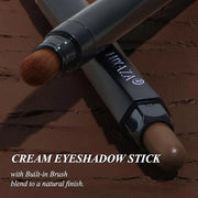 Classic 3PCS Neutral Eyeshadow Stick Makeup Set, Metallic Shimmer Matte Cream Eye Shadow Eyeliner Brightener Pencil Crayon...