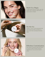 Multi Glow Balm, Cream Blush for Cheeks, Blush Balm Face Makeup, Radiant Finish, Hydrating, Creamy, Lightweight & Blendabl...