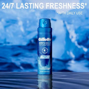 Gillette Dry Spray Antiperspirant and Deodorant for Men, 24/7 Sweat & Odor Protection, Anti-White Mark Technology, Arctic ...